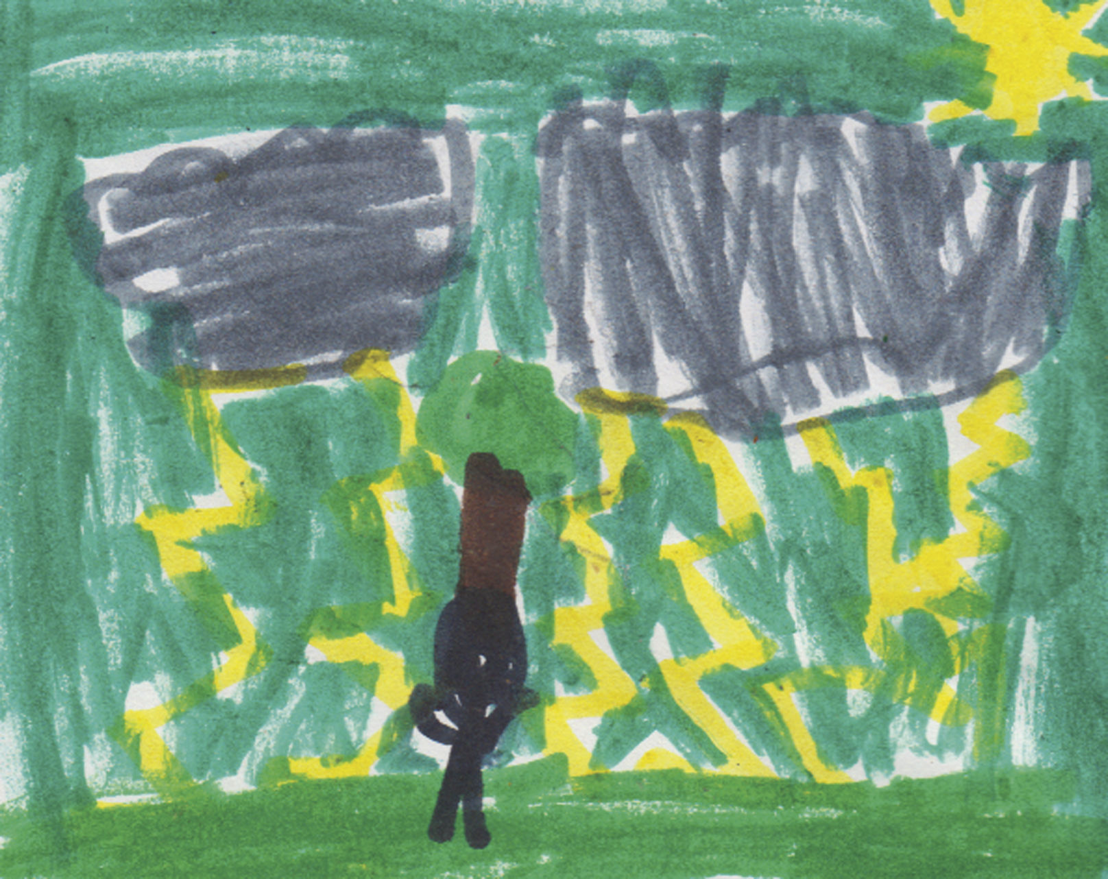 Kids' weather drawings: Aug 15